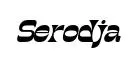 Serodja font preview