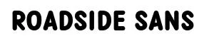 Roadside Sans font preview