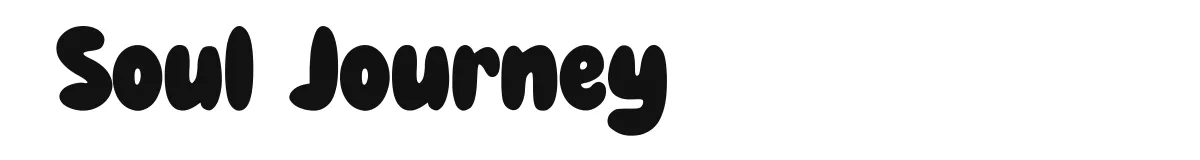 Soul Journey original font preview