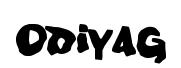 Odiyag font preview