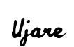 Ujare original font preview