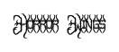 Horror Wings original font preview