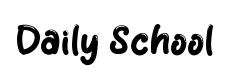 Daily School font preview