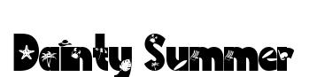 Dainty Summer font preview