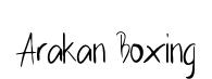 Arakan Boxing font preview
