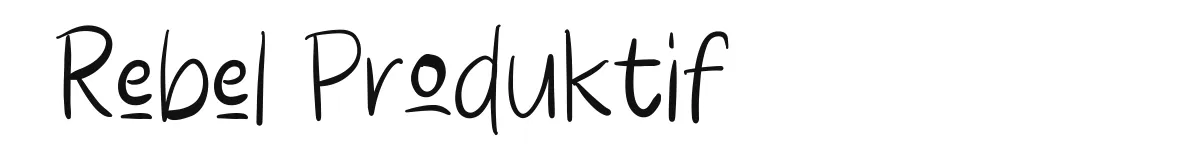 Rebel Produktif original font preview