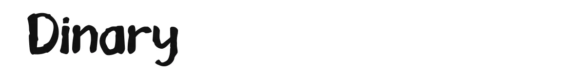Dinary font preview