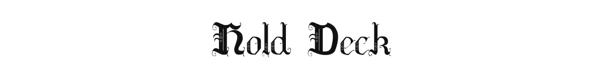 Hold Deck Hilds preview