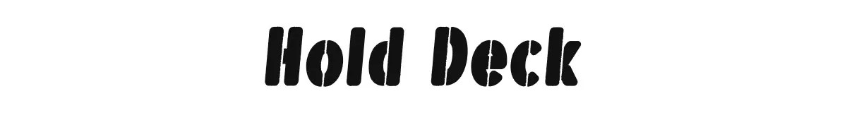 Hold Deck Italic preview