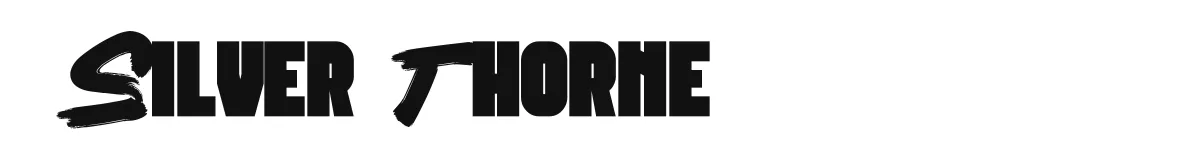 Silver Thorne original font preview