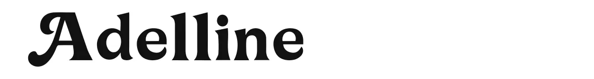 Adelline original font preview