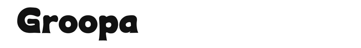 Groopa font preview