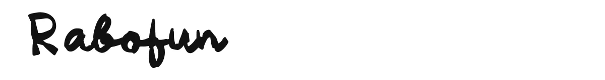 Rabofun original font preview