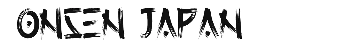 Onsen Japan font preview