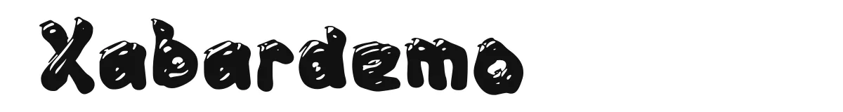 Xabardemo original font preview