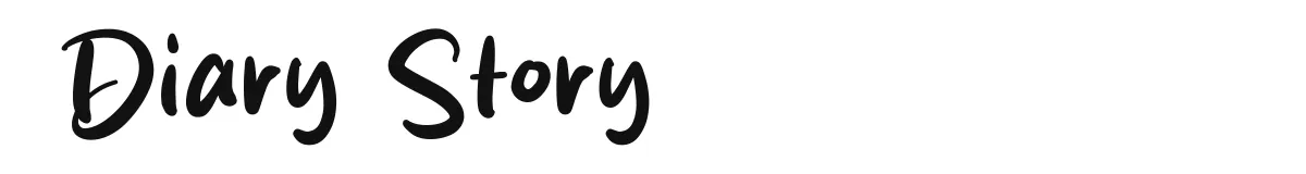 Diary Story font preview