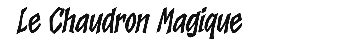 Le Chaudron Magique font preview