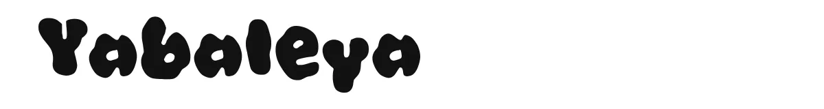 Yabaleya font preview