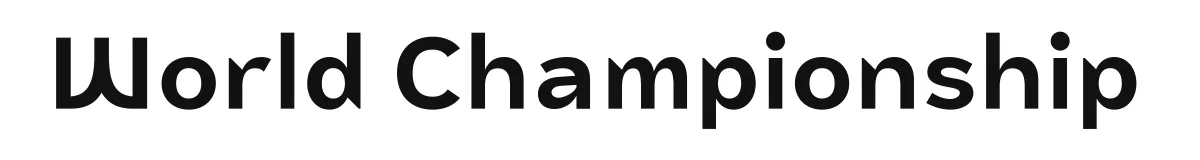 World Championship font preview