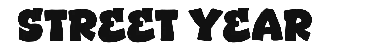 Street Year original font preview