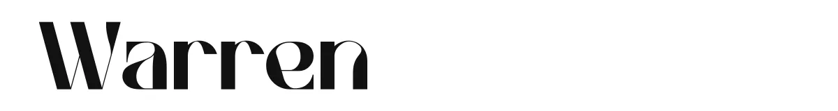Warren font preview