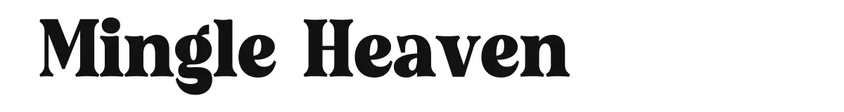 Mingle Heaven font preview