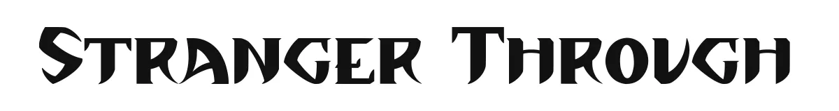 Stranger Through font preview