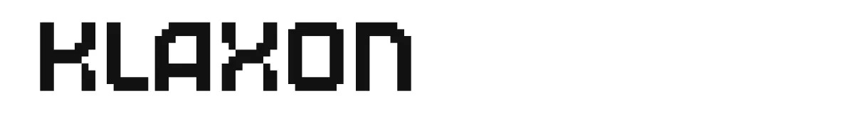 Klaxon original font preview