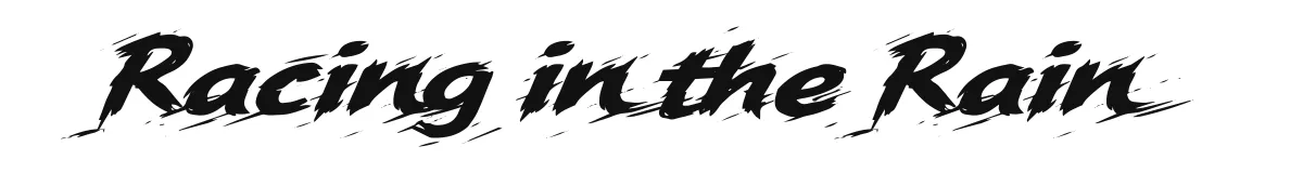 Racing in the Rain original font preview