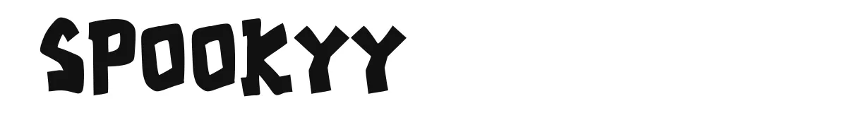 Spookyy font preview