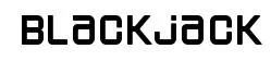 Blackjack original font preview