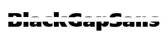 BlackGapSans