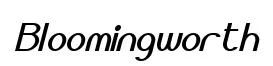 Bloomingworth Italic preview