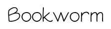 Bookworm original font preview
