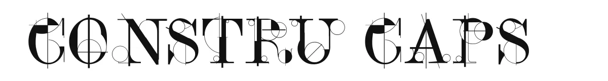ConstruCaps original font preview