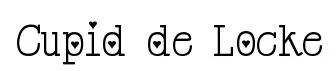 Cupid de Locke original font preview