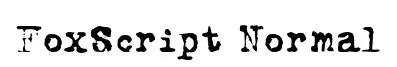 FoxScript Normal