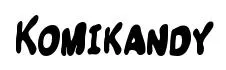 Komikandy original font preview