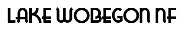 Lake Wobegon NF original font preview