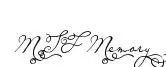 MTF Memory original font preview