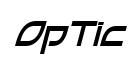 OpTic Condensed Italic preview