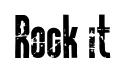Rock it original font preview