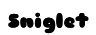 Sniglet original font preview