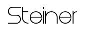 Steiner original font preview