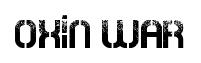 Oxin War original font preview