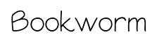 Bookworm original font preview