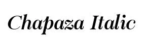 Chapaza Italic