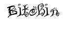 Bitchin original font preview