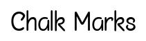 Chalk Marks original font preview