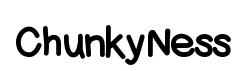 ChunkyNess original font preview